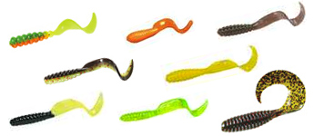 Buy Mister Twister 3-Inch Meenie Lure-Pack of 20 (Blue/Gold) Online at Low  Prices in India 